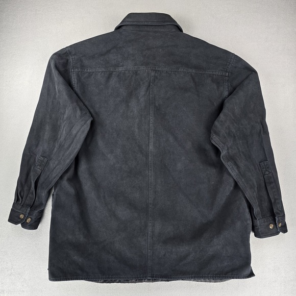 Levi Strauss & Co Barn Flannel Over Shirt XXL Button Up Shacket Cotton Lined - Picture 12 of 14
